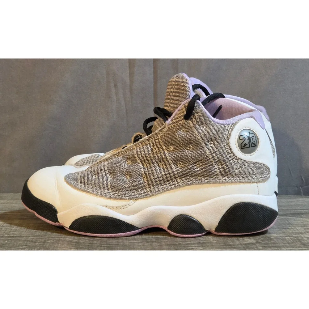 Nike Air Jordan 13 Shoes Youth Size 3Y Gray Houndstooth Basketball